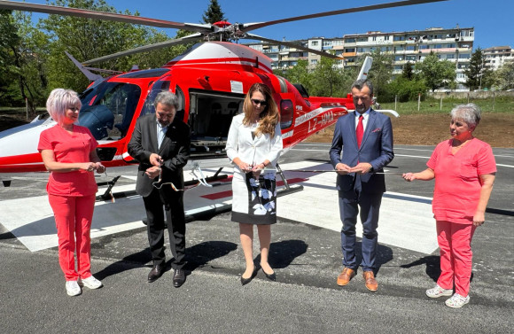 Велико Търново вече разполага с вертолетно летище за спешна медицинска помощ по въздух